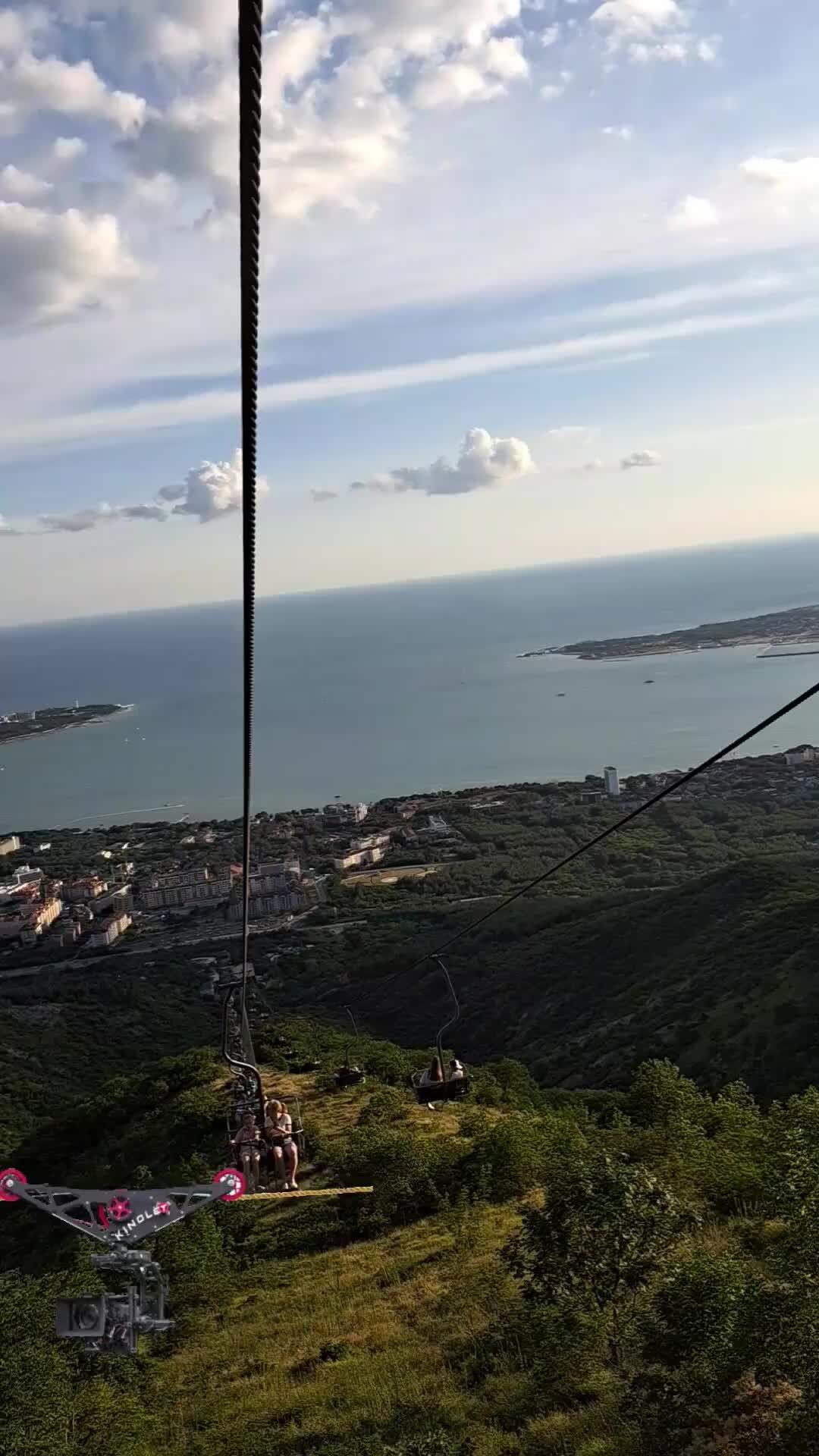 канатная дорога в сафари парке в геленджике