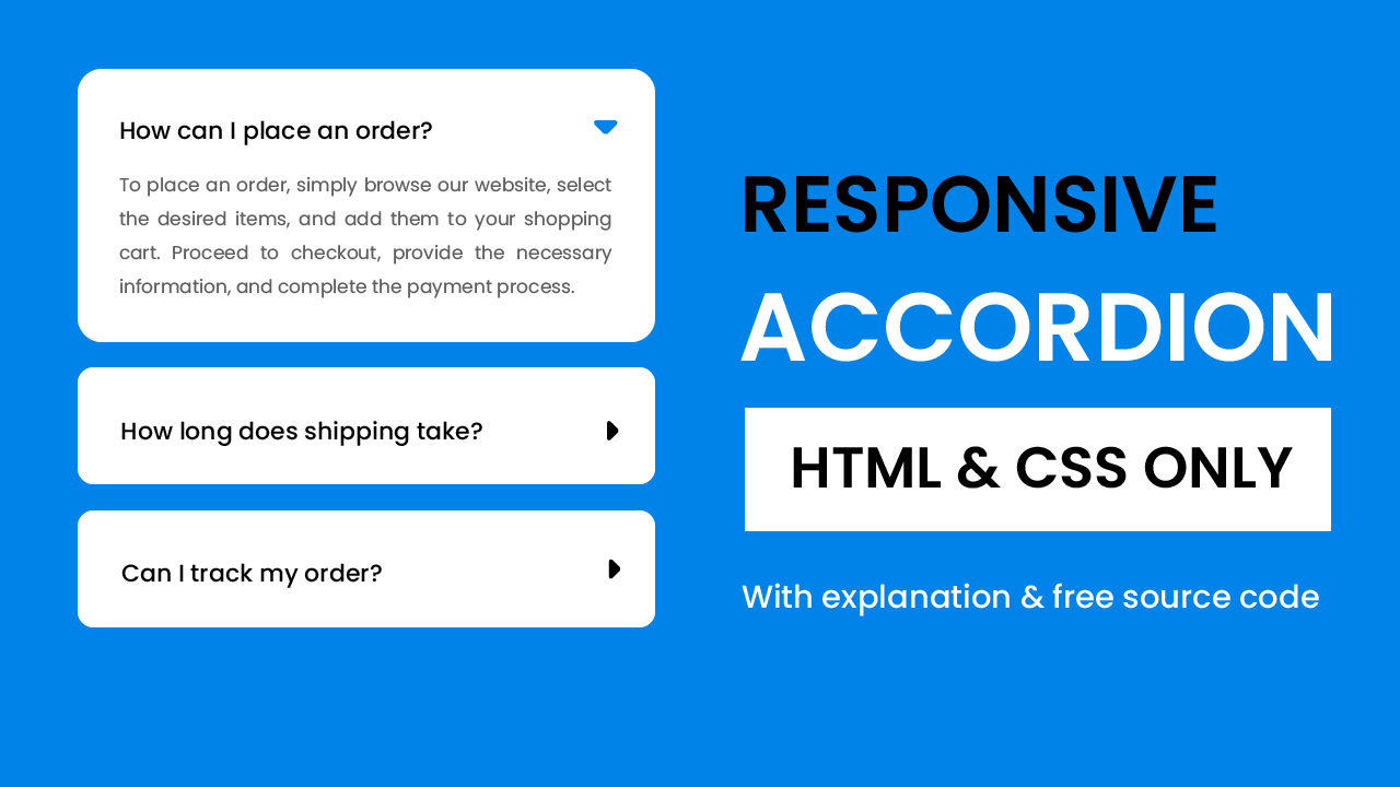 Аккордеон html