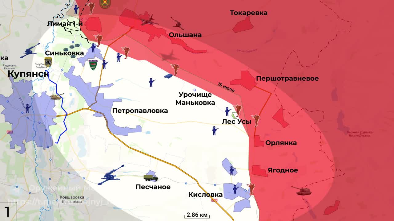 Линия фронта на угледарском направлении сегодня. Взятие Бахмутского. Карта боев Купянск. Продвижение вс РФ.