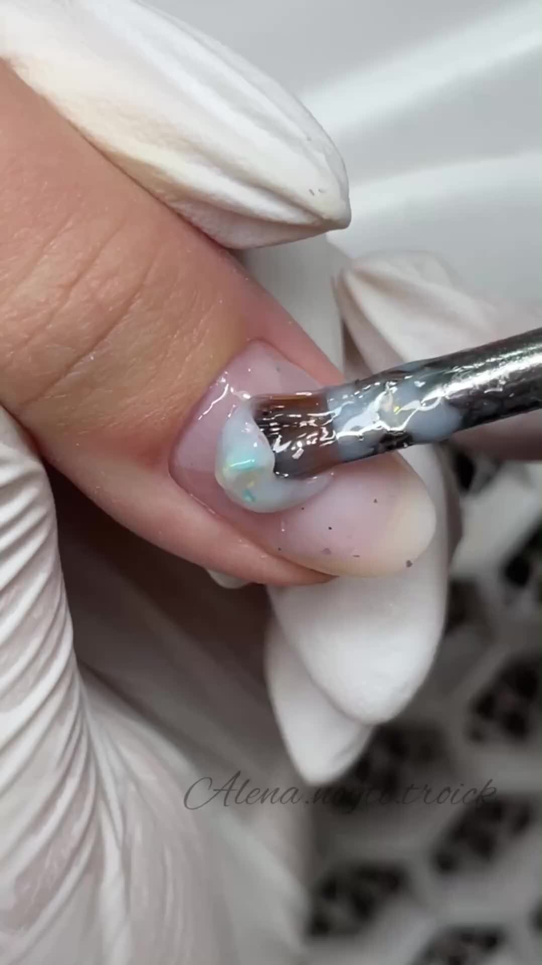 Alena.nogti.troick | укрепление ногтей гелем/ дизайн ногтей /цветной ...