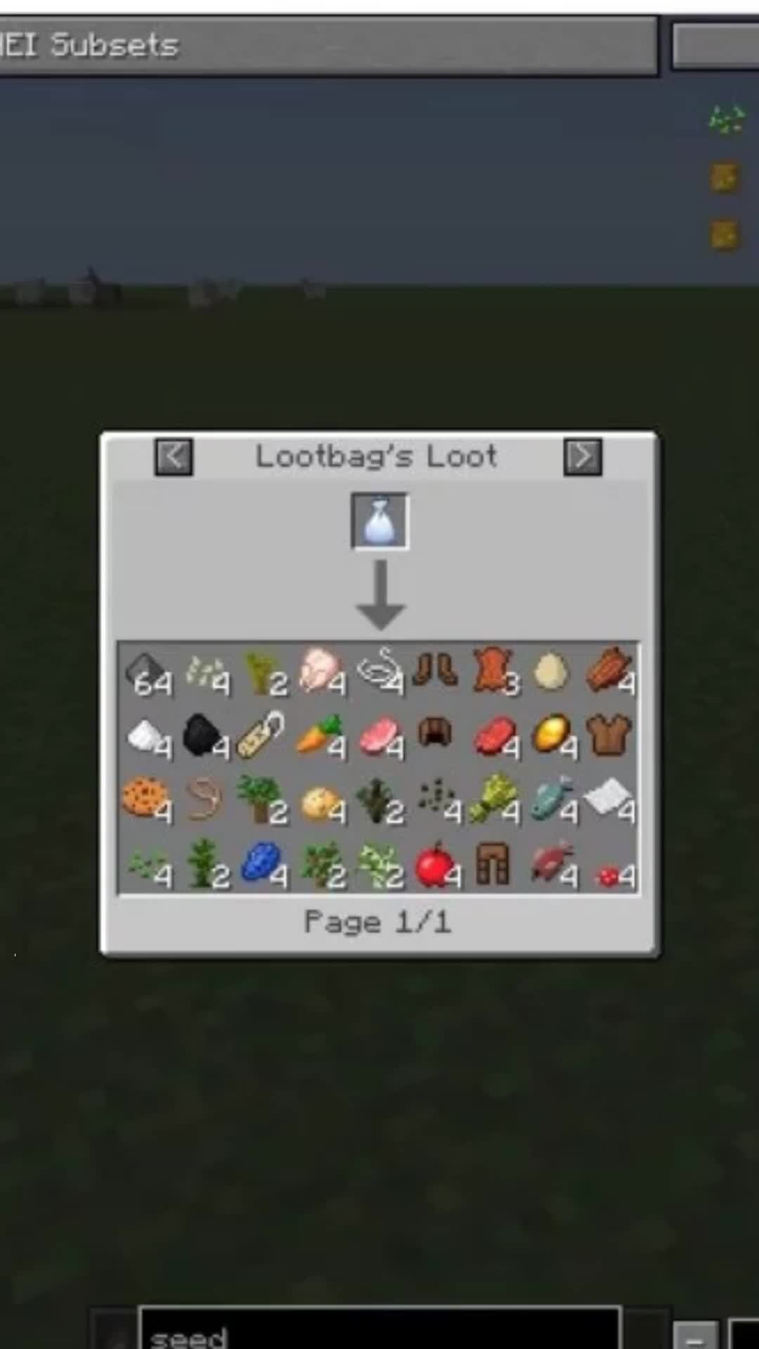 Все для Minecraft | MCBase.ru | Мод Loot Bag Mod — сумка с вещами #shorts # minecraft #майнкрафт | Подробнее: https://mcbase.ru/mods-minecraft/mod-loot-bag-mod-sumka-s-veshhami/  | Дзен