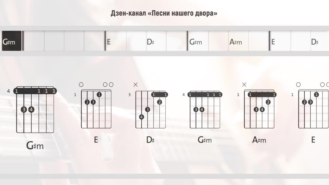 Танцы минус аккорды