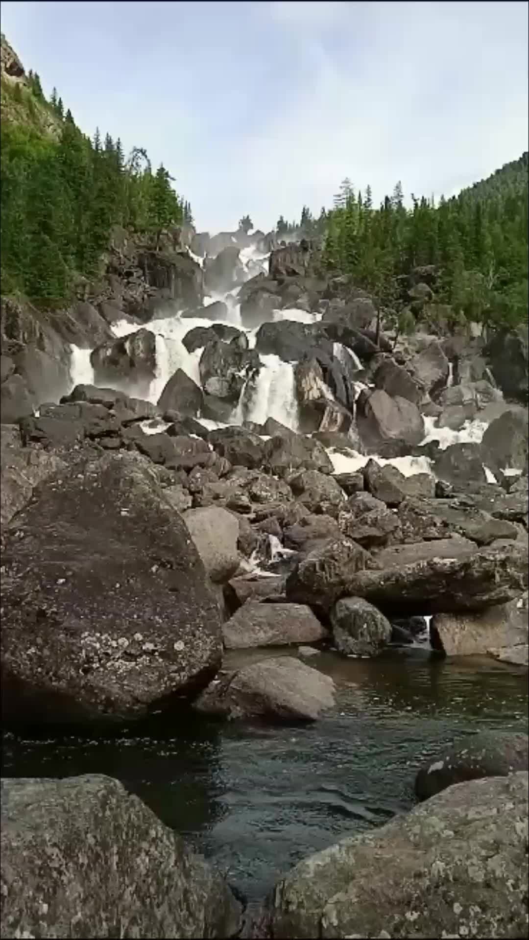 Алтай водопад Иолдо Айры