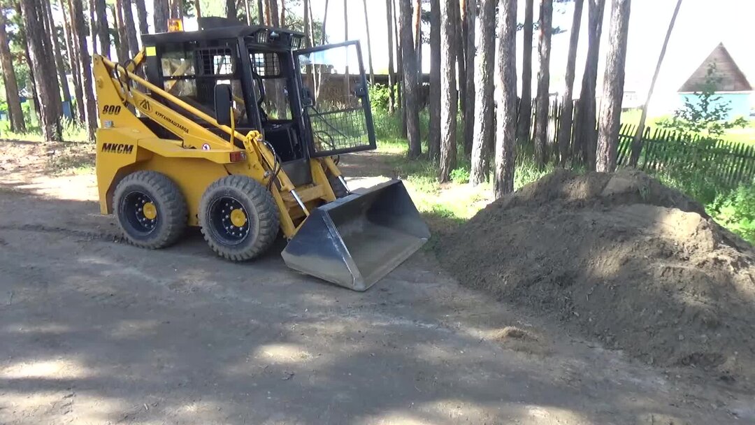 самодельный мини погрузчик городец