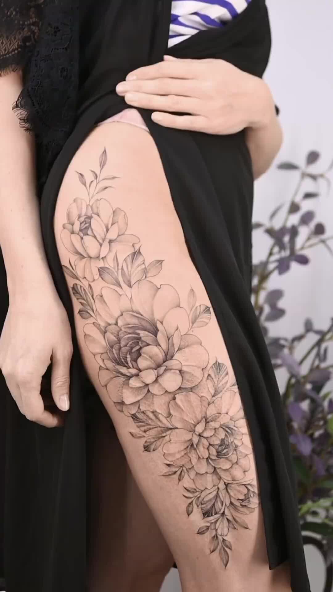 О татуировке цветка