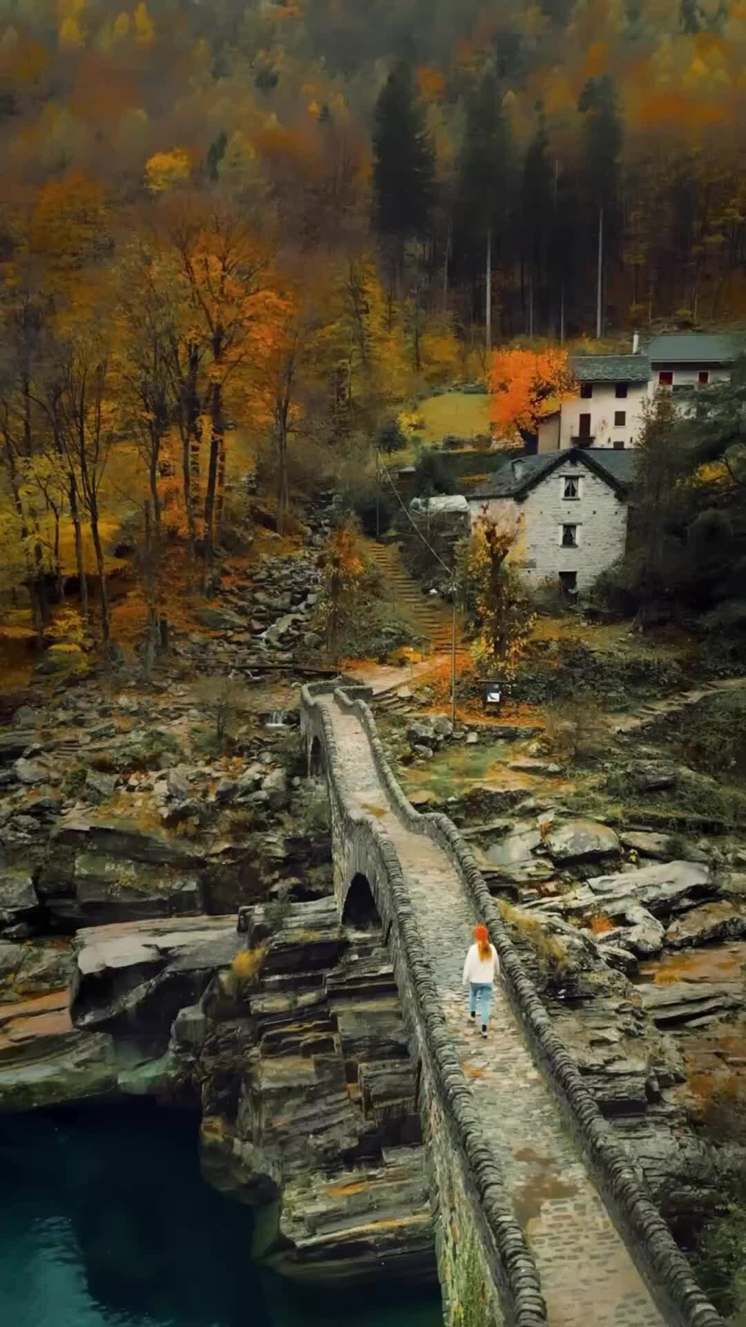 Долина Верзаска Швейцария зимой