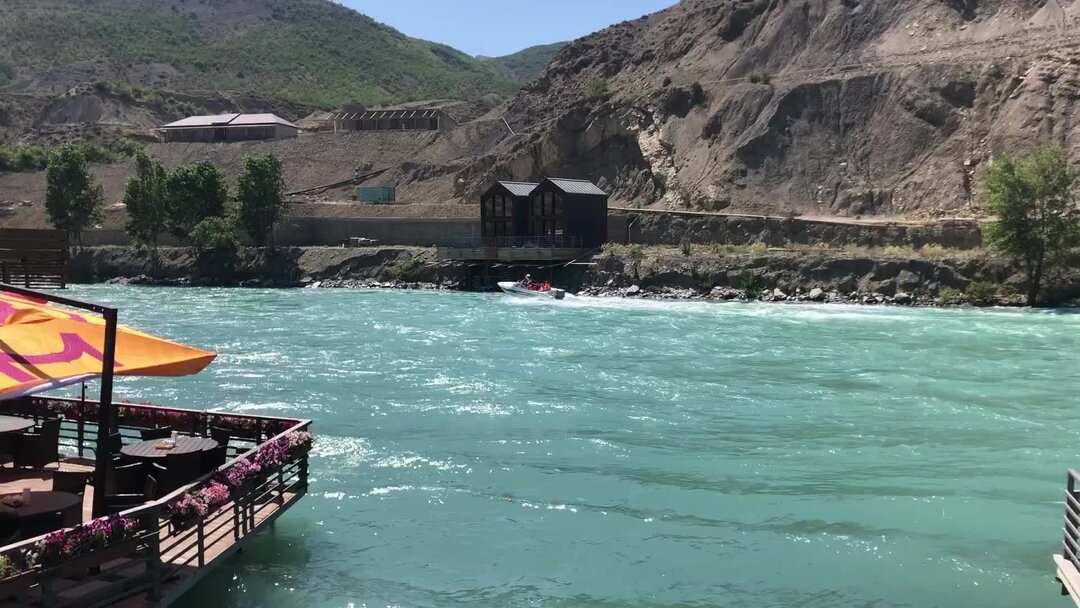 Чиркейское водохранилище в Дагестане