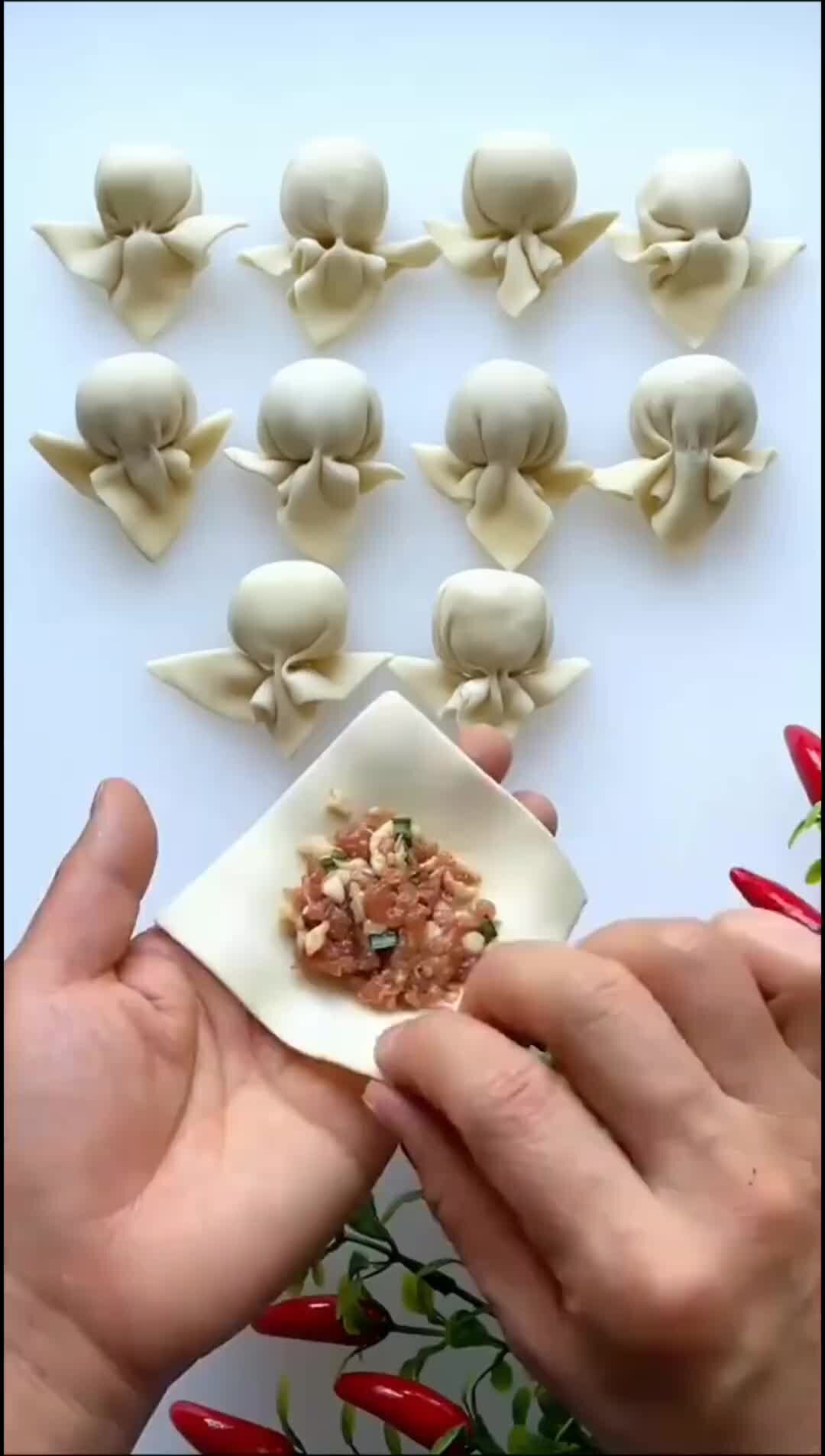 Как лепить манты красиво