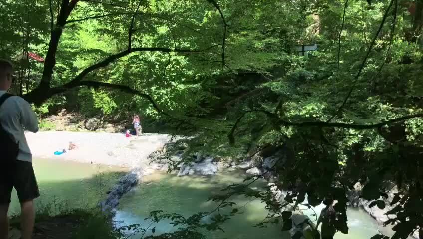 Горы близи реки Мзымта