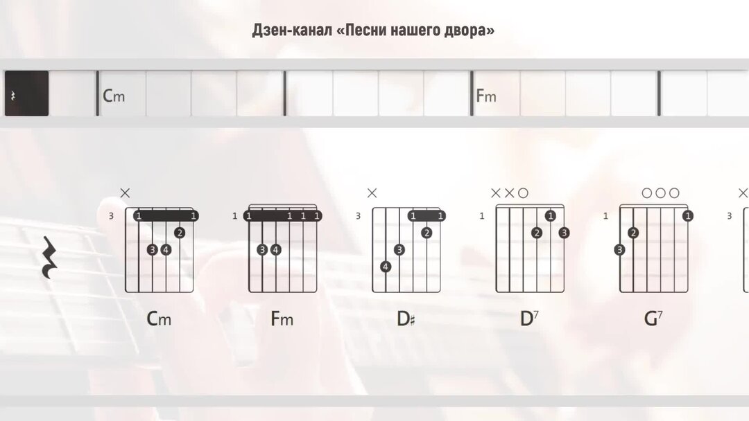 Сибирские морозы аккорды для гитары