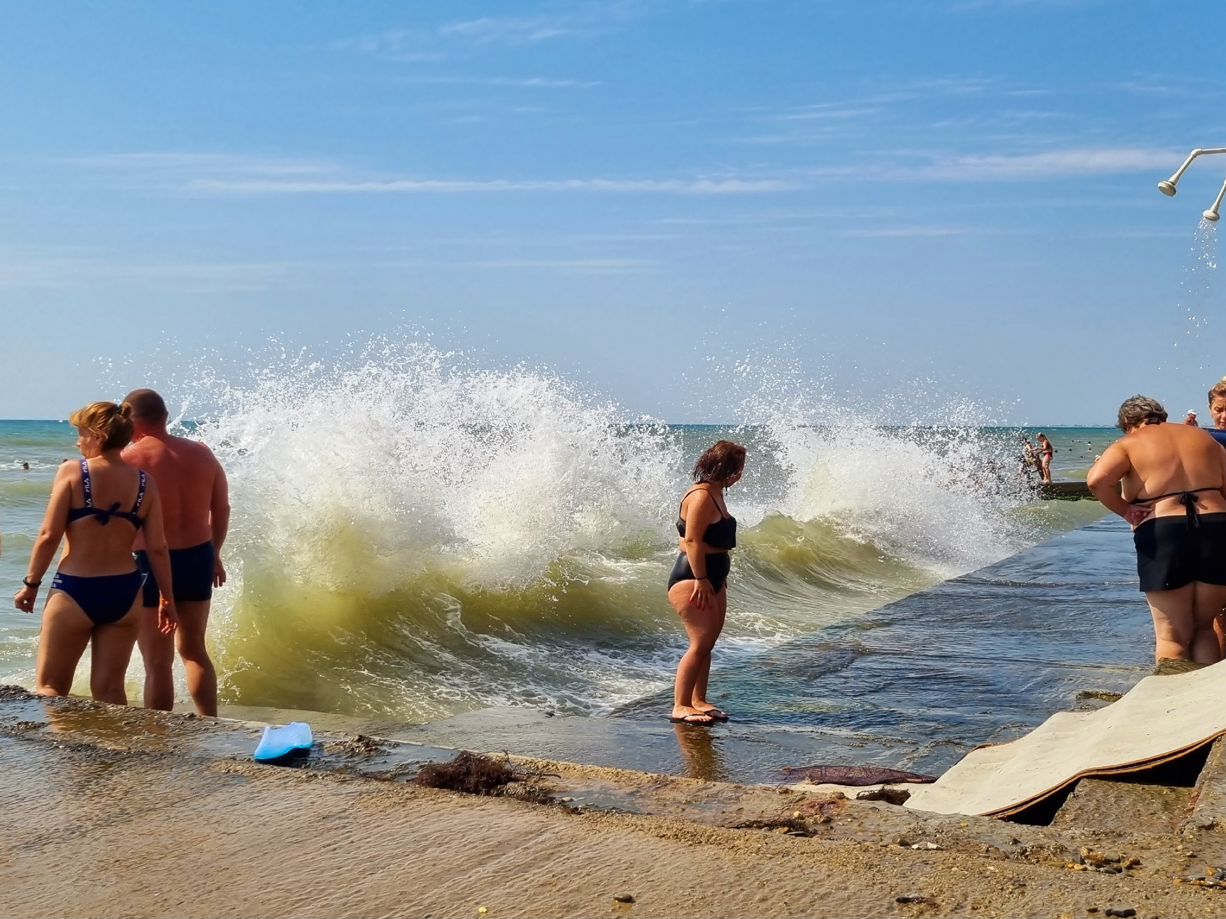 море анапы с высокого берега