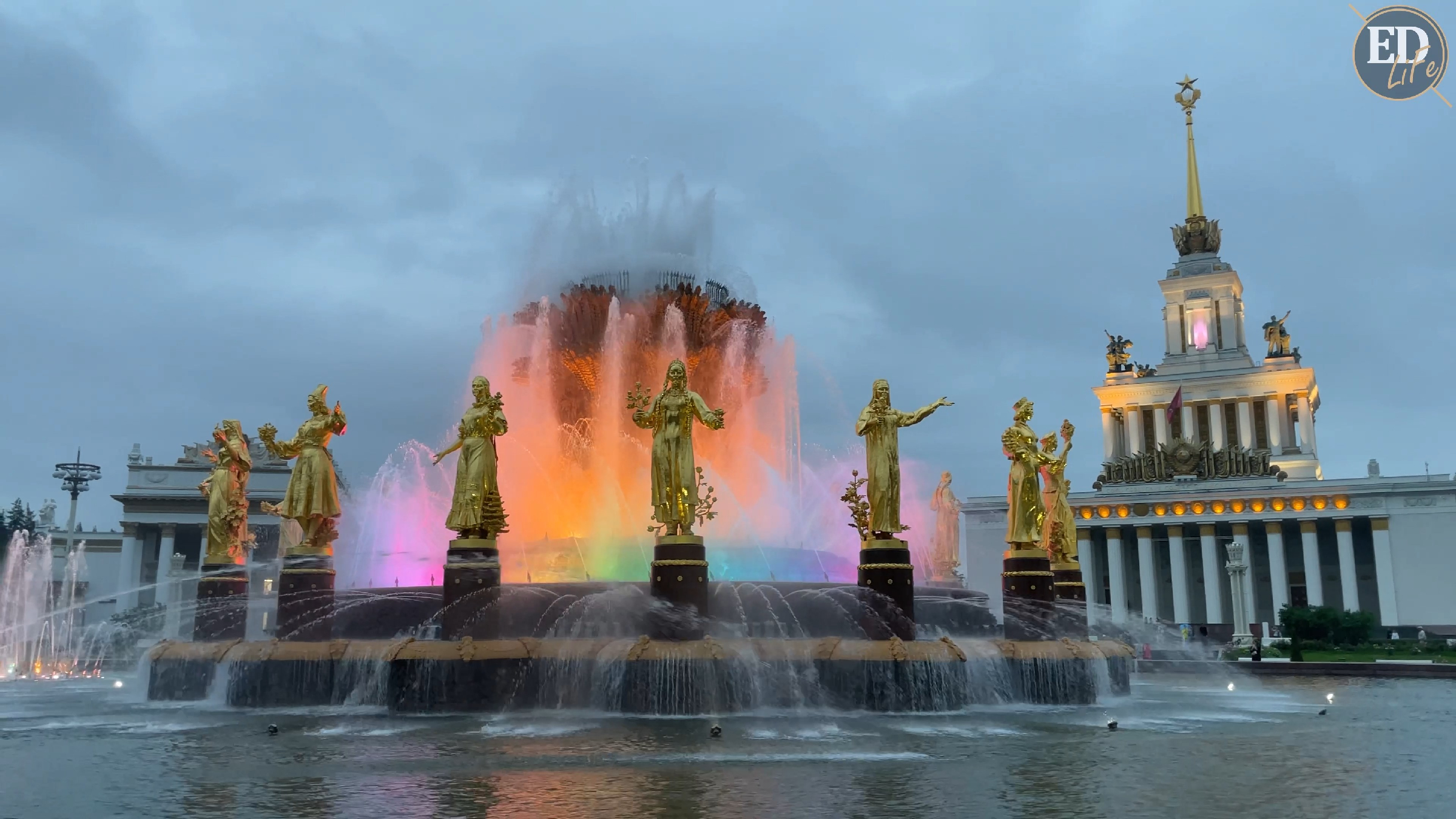 вднх в москве фонтан дружбы народов