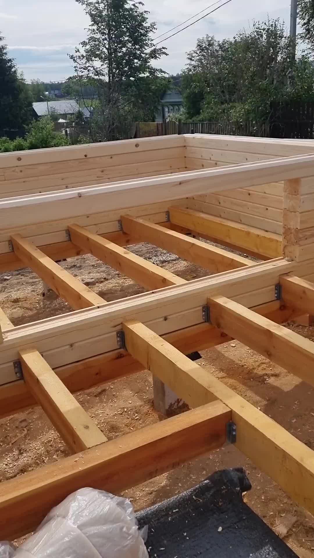 Как правильно построить деревянный дом. Проект Феникс. Шаг за шагом ...