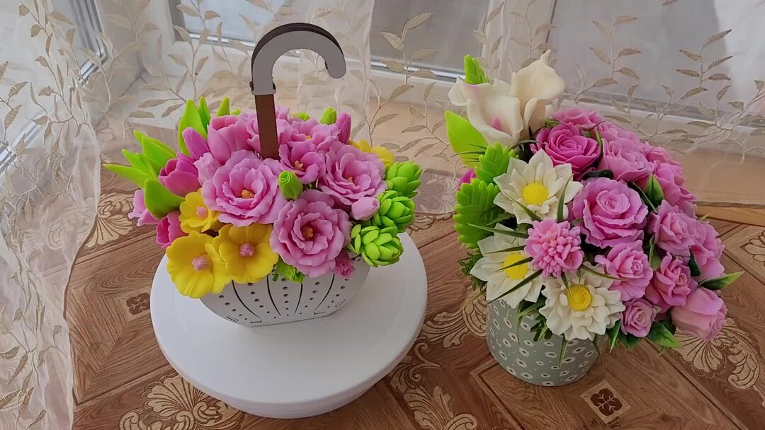 Букет из мыла на кухню