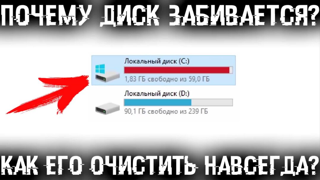 Жёсткая ссылка. Диск c забит непонятно чем Windows 10.