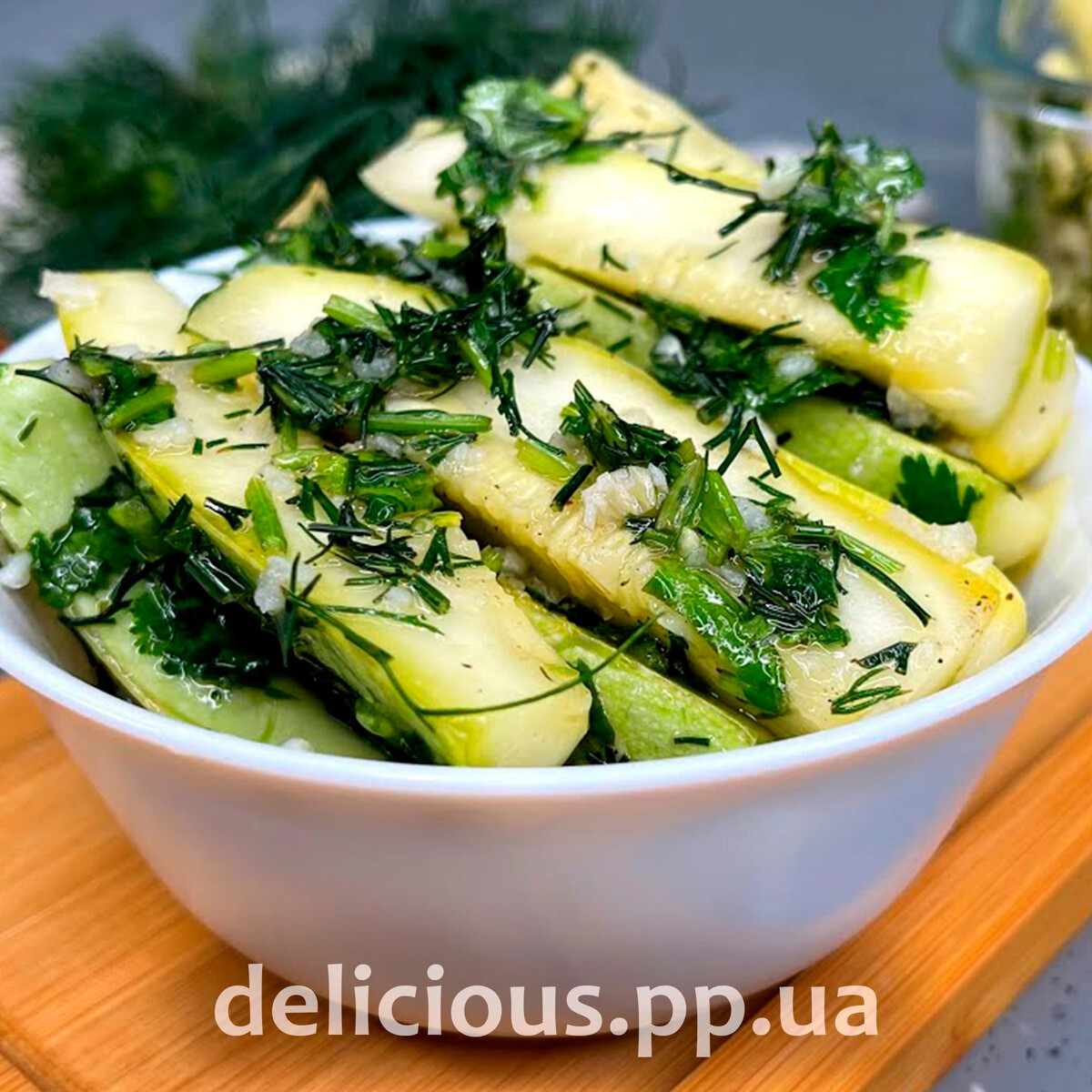 Кабачки с чесноком