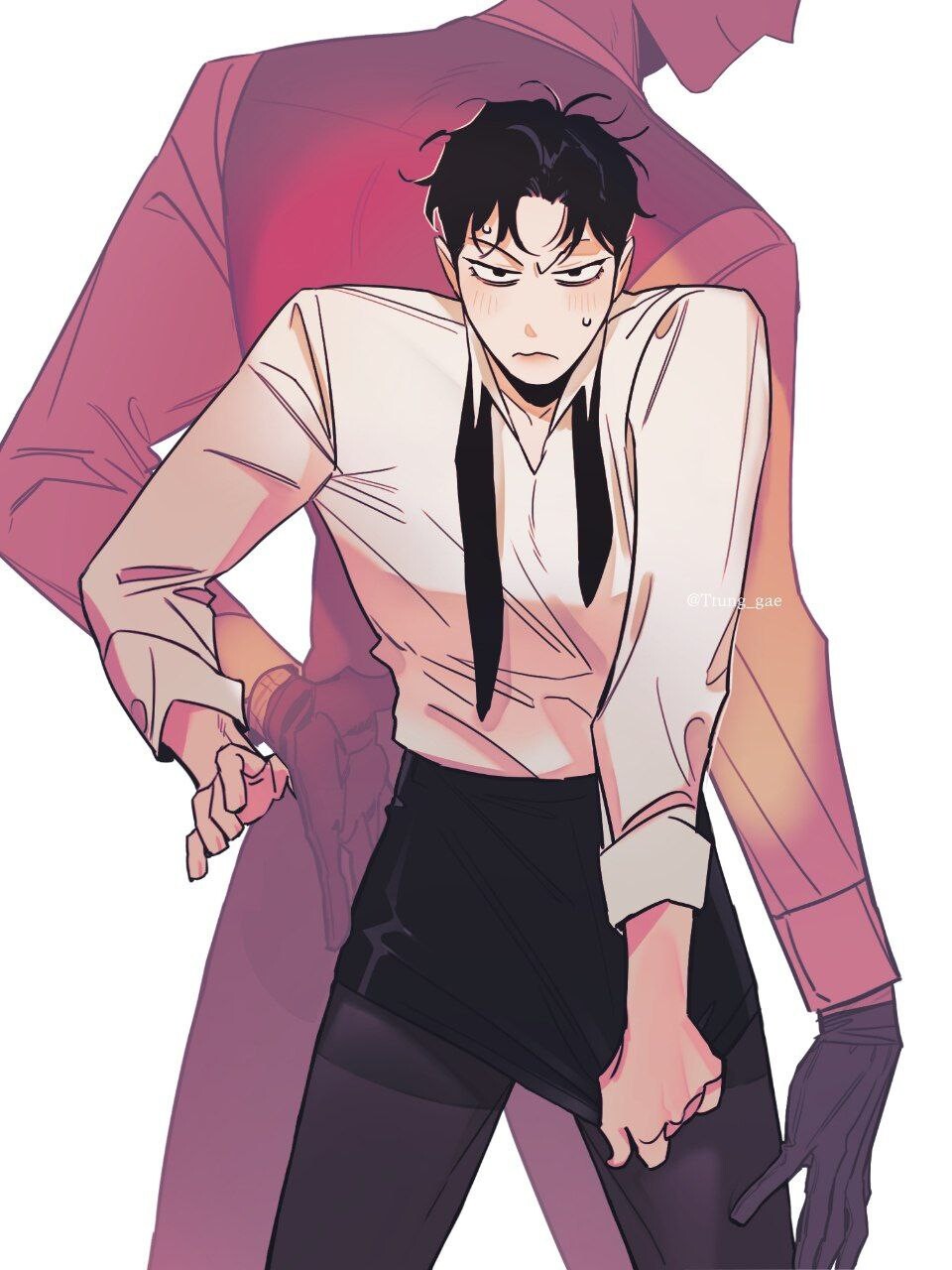 Another great Official Art on <b>manhwa</b> &quot;Roses and Champagne&quot;😚 🌹. 