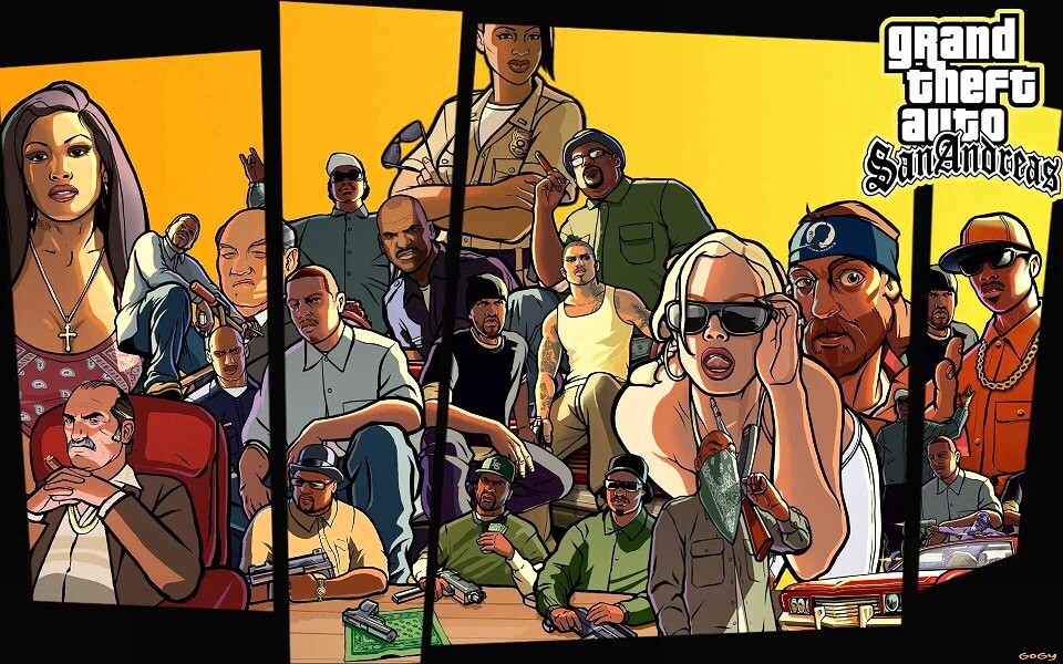 Loadscreens Remastered (HD) для GTA San Andreas