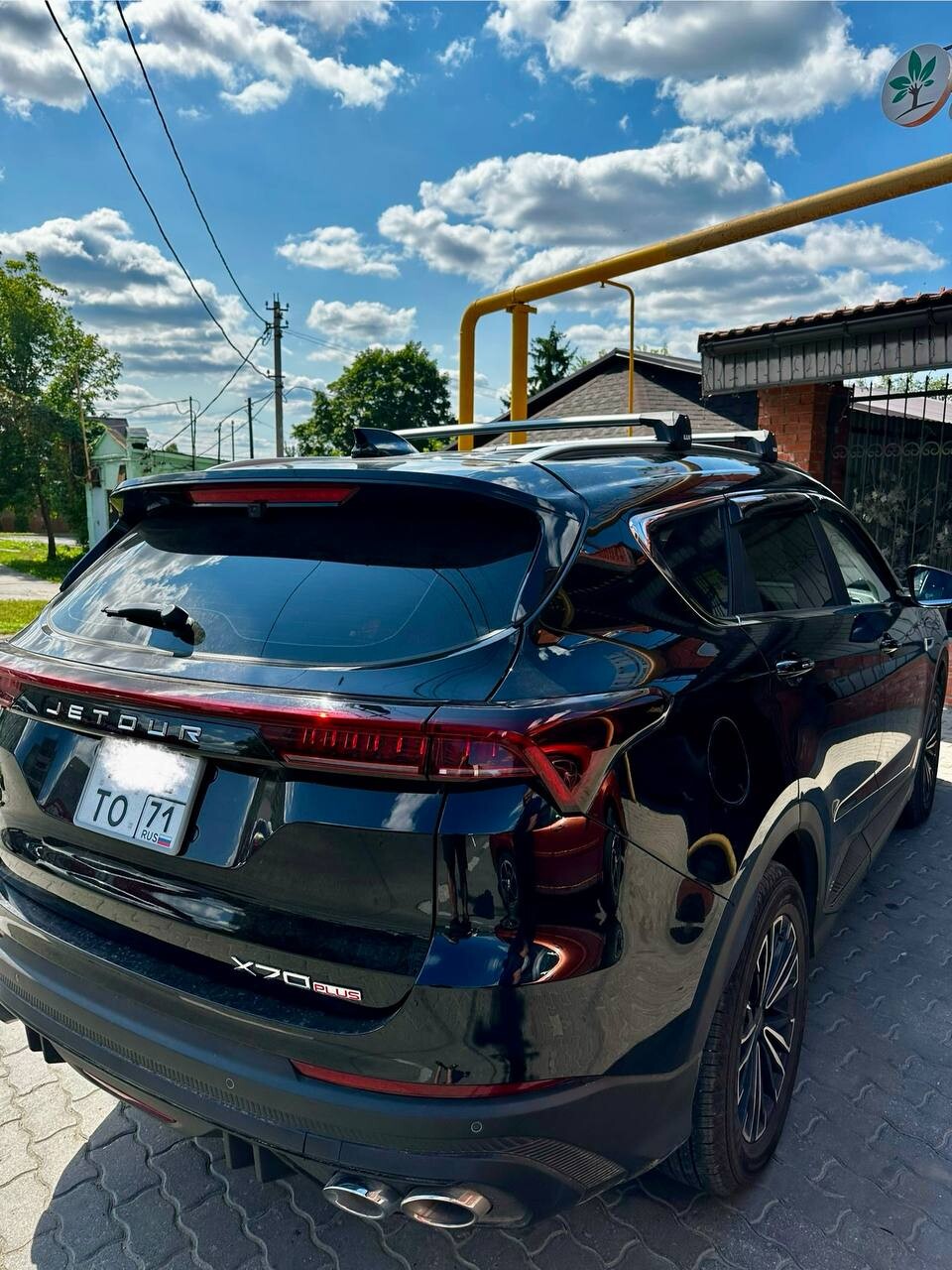 Установка багажника на крышу для Jetour X70Plus в Туле