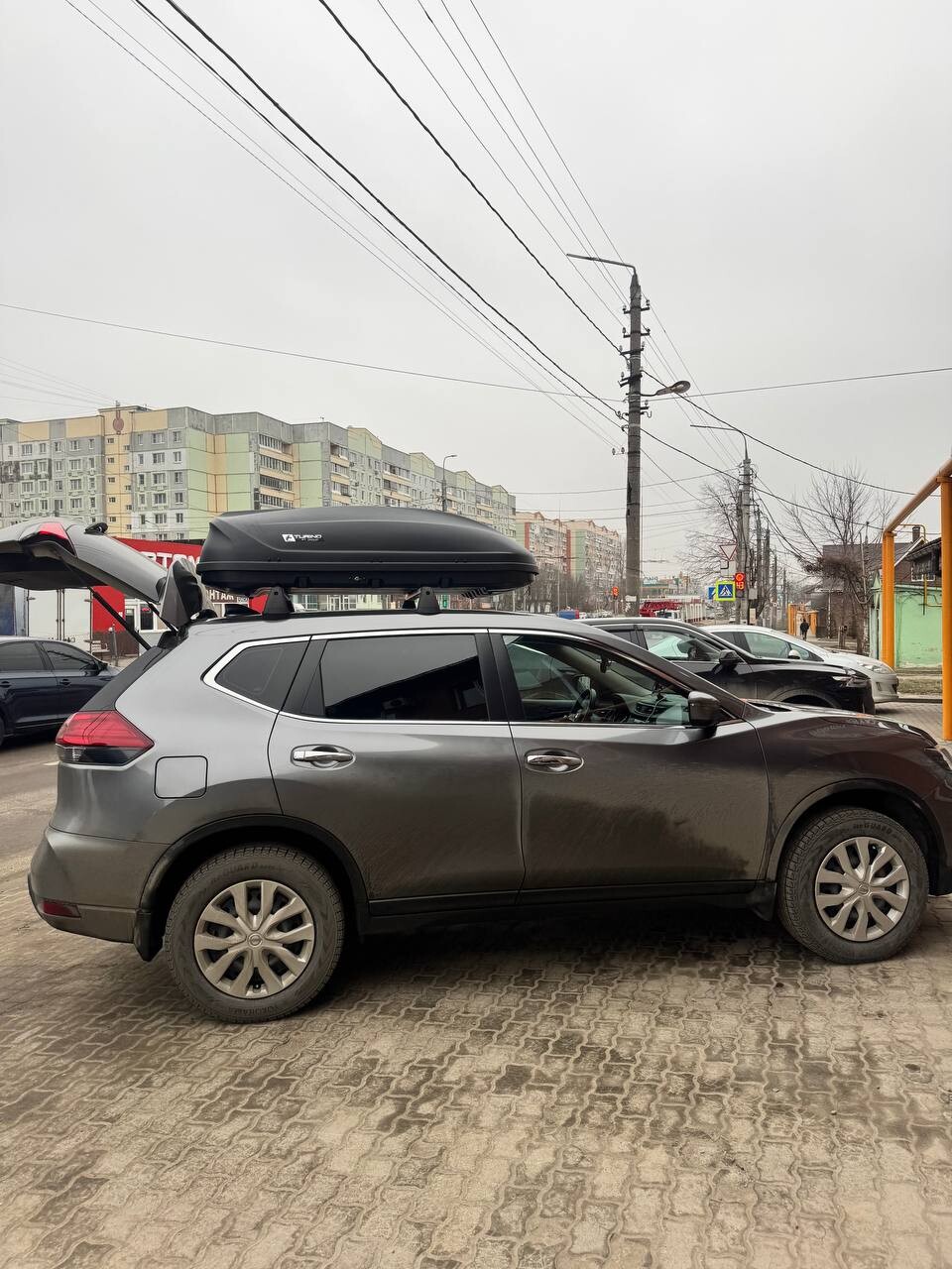 Установка автобокса 410л на Nissan X-Trail T32 в Туле