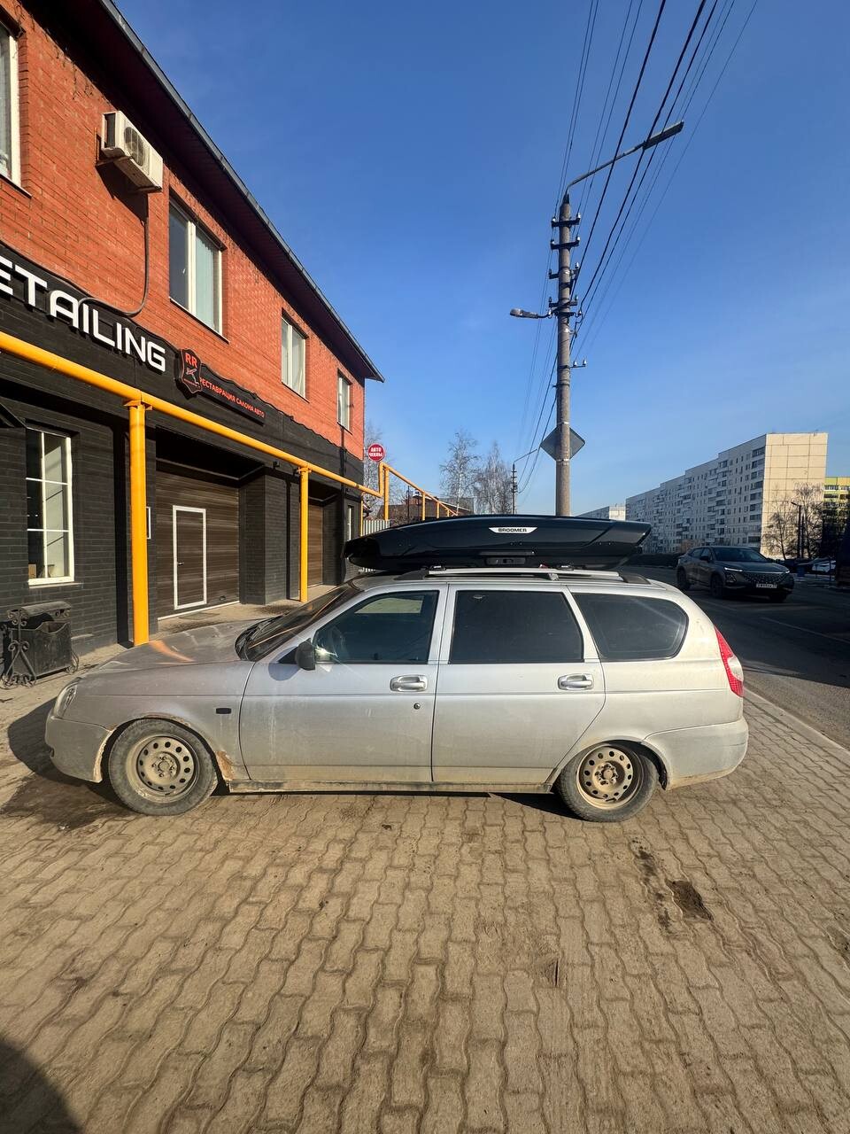Установка автобокса Broomer LS на Лада Приора универсал в Туле