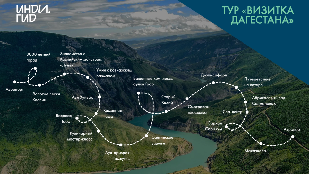 Пушкинская карта в дагестане куда сходить