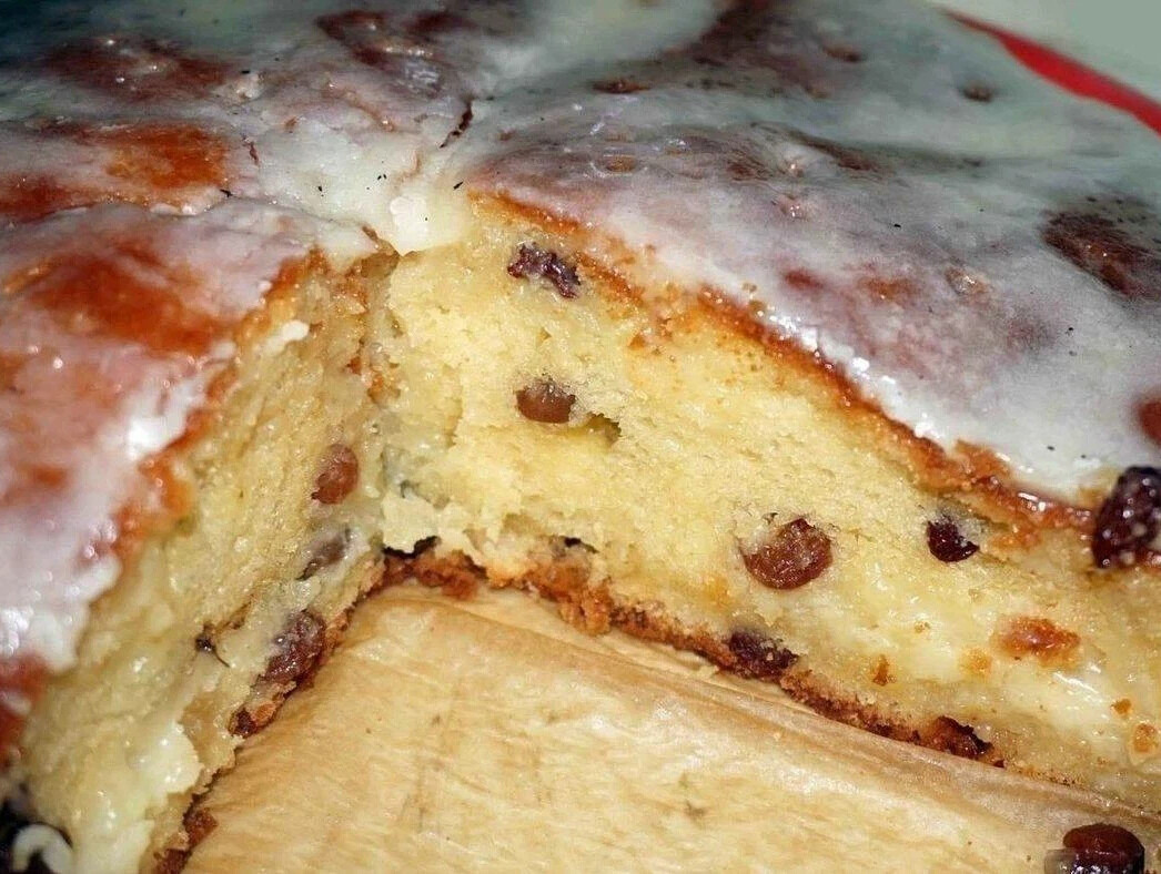 Пирог с изюмом