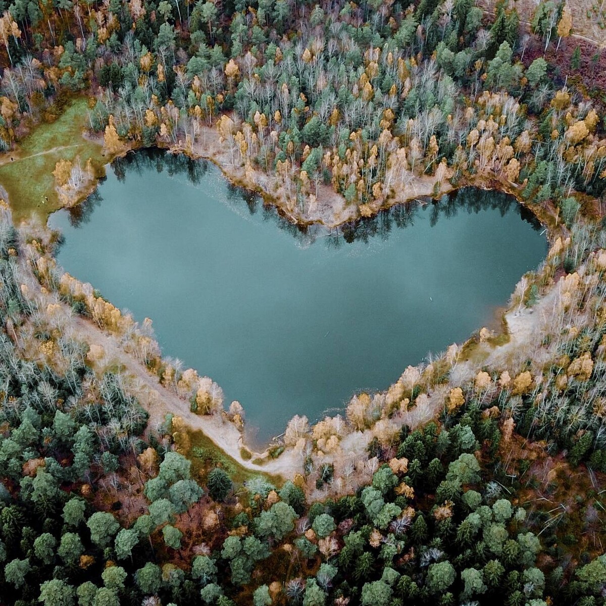 Озеро сердце