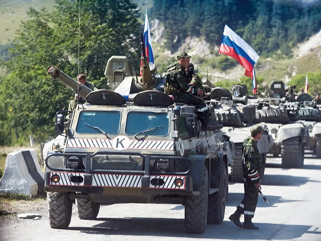 Военные конфликты с участием россии. Миротворцы в Грузии 2008.