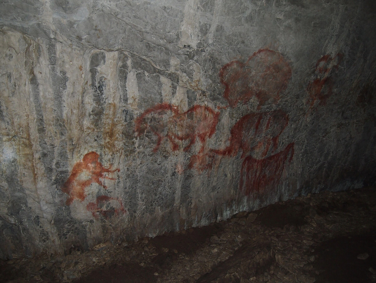 Наскальная живопись в пещере Шульган Таш