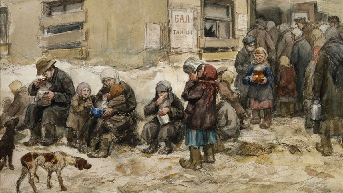 Голодающие художники рисунки