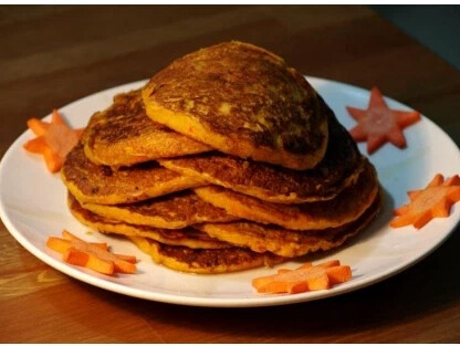 Морковные блинчики