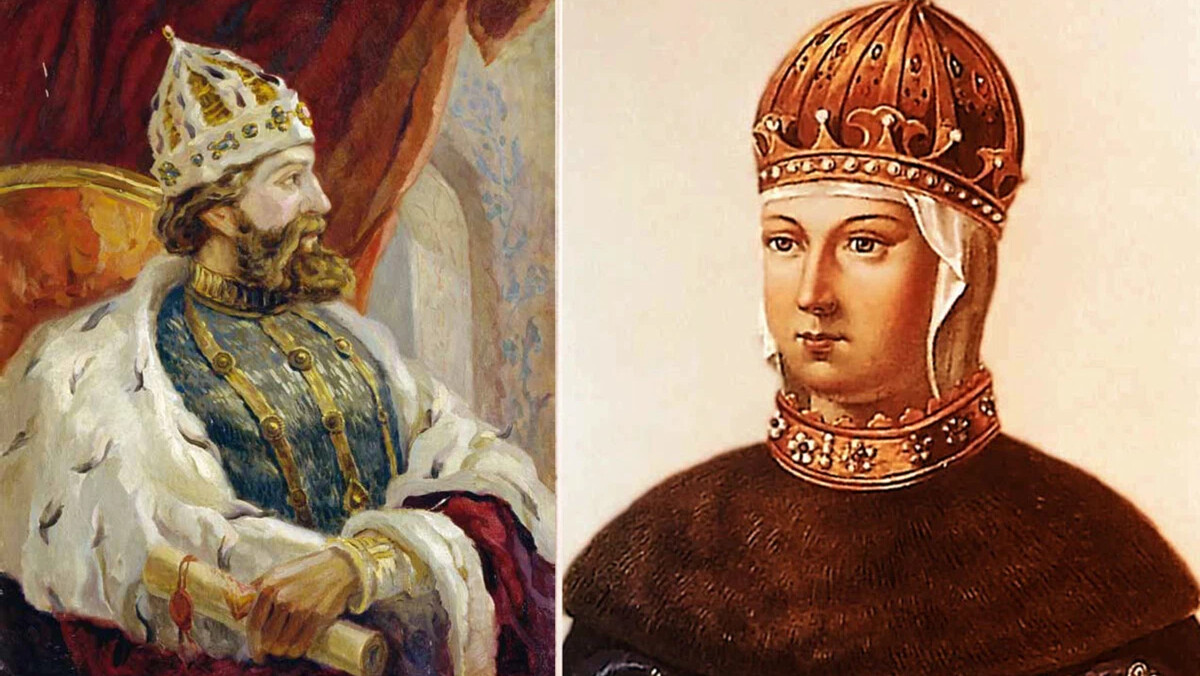 Вторая жена ивана iii. Иван 3 и Софья Палеолог. Софья Палеолог. Иван III Васильевич Софья Палеолог. Софья Палеолог жена Ивана 3
