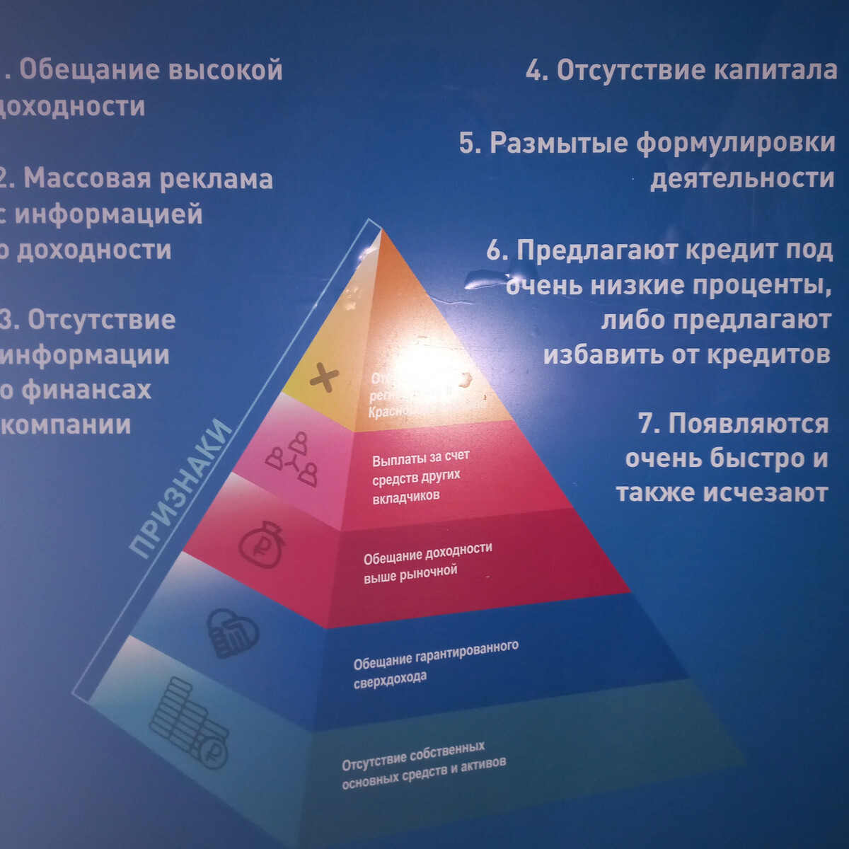 Риски финансовой пирамиды