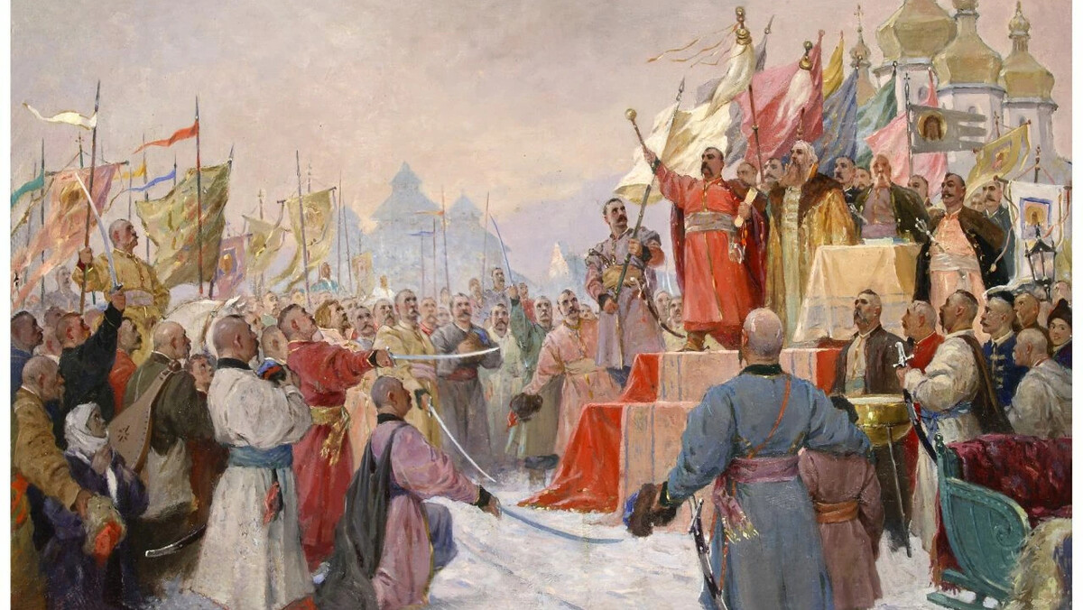 Богдан Хмельницкий Переяславская рада 1654