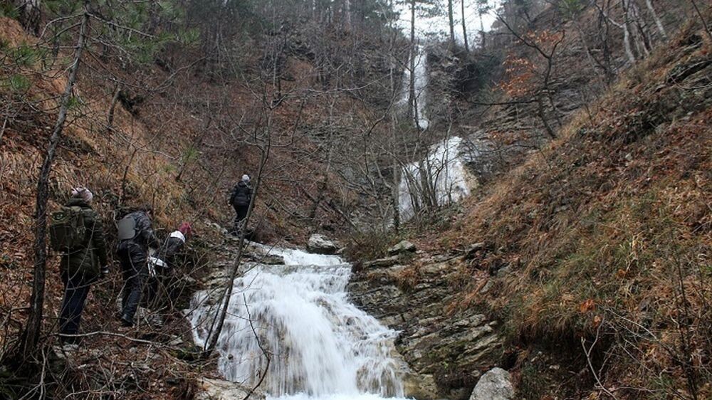 Водопад уч Кош Крым