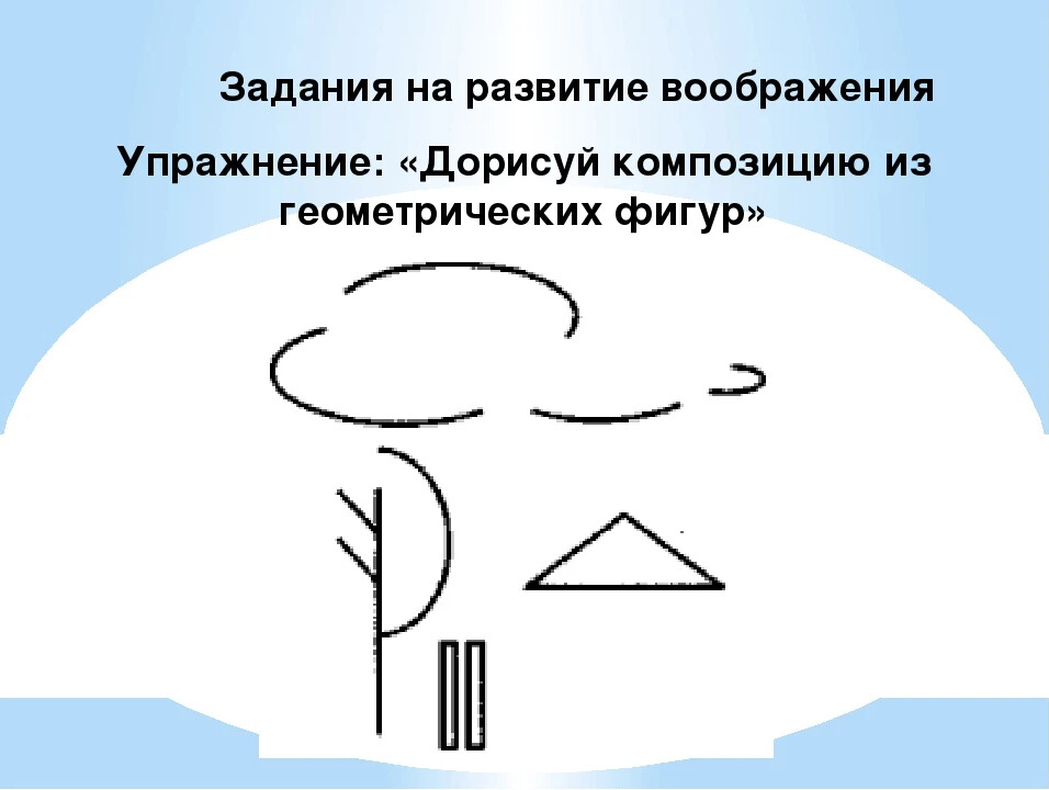 Презентация воображение упражнения