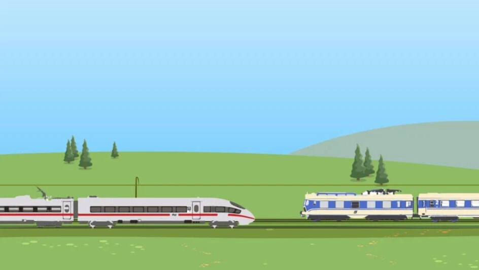 Там ездят поезда. Slow Train. Hogni "two Trains".