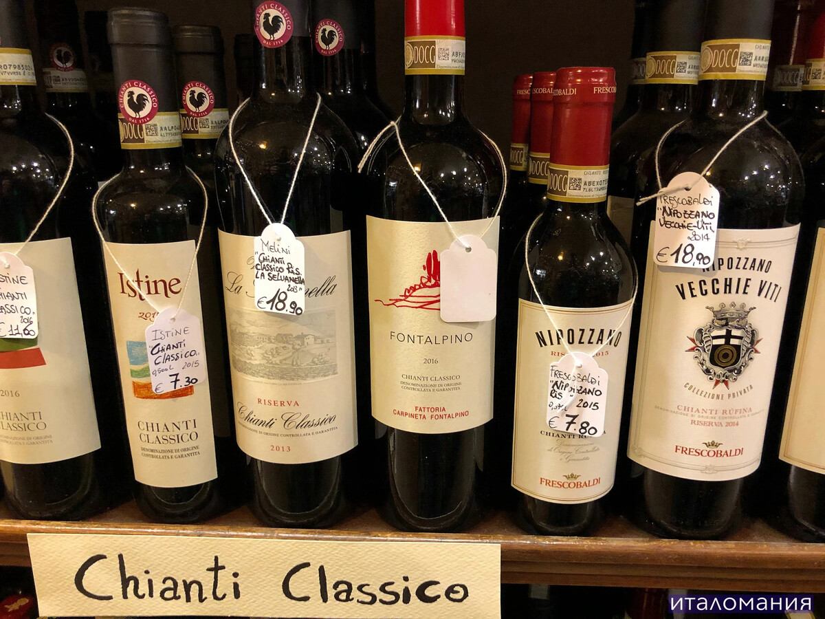 вина италии названия