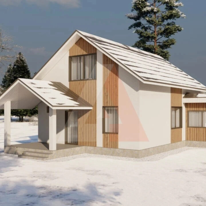 🏁Выполнен индивидуальный проект одноэтажной бани из газобетона общей ...