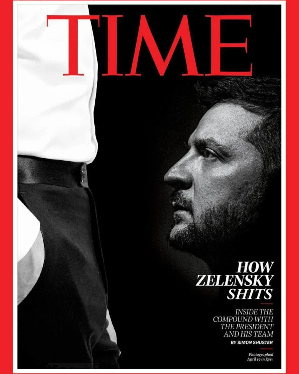 Обложка time 2022 Зеленский