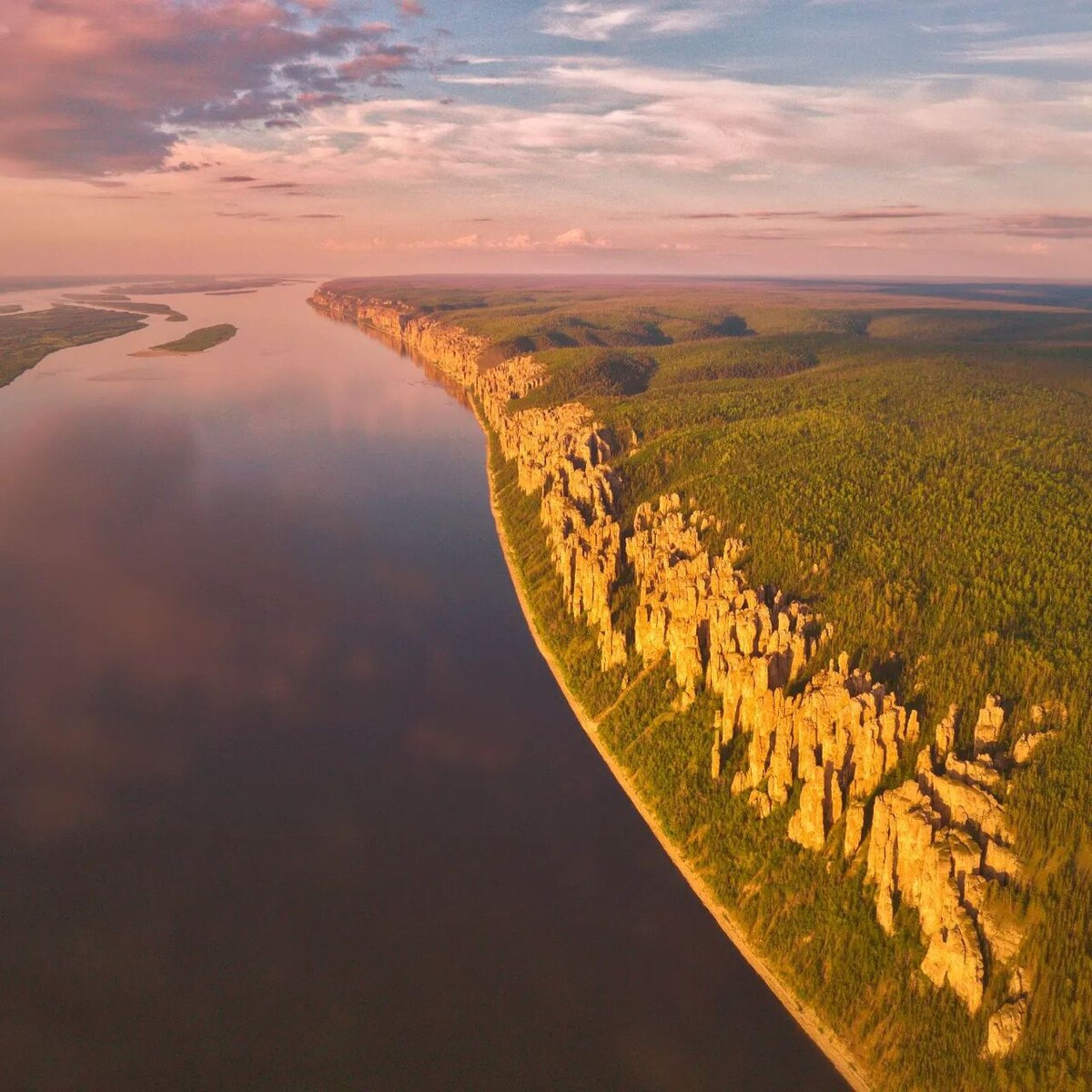 Река Лена Якутск