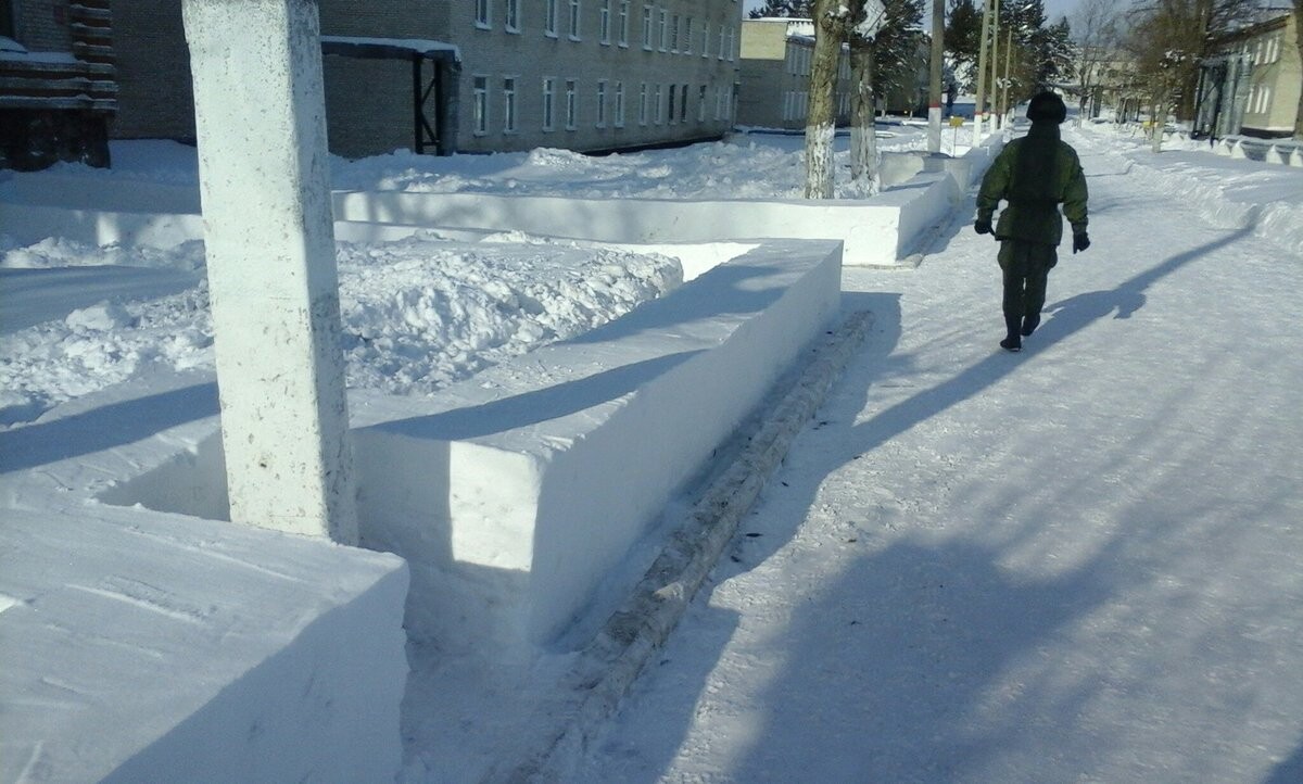 Куб снега