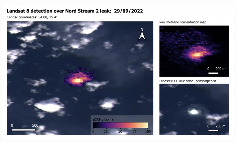 Кто взорвал северный поток вы. Спутниковые снимки взрывов северных потоков. Nord Stream взрыв. Взрыв в космосе. Снимка со спутника взрыва северных потоков.