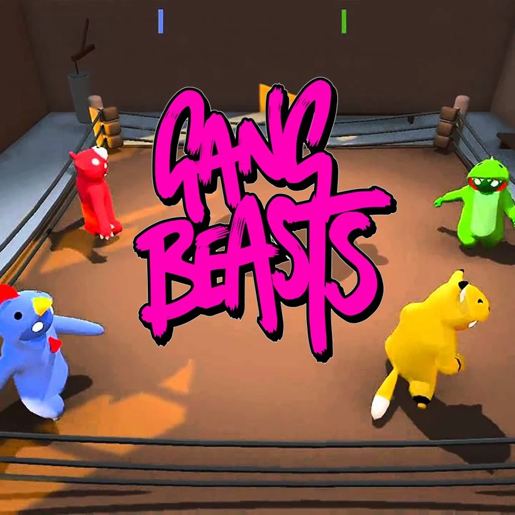 Gang beast как играть вдвоем. Ганг Бист. Gang Beats игра. Картинки gang Beasts. Персонажи ганг Бест.