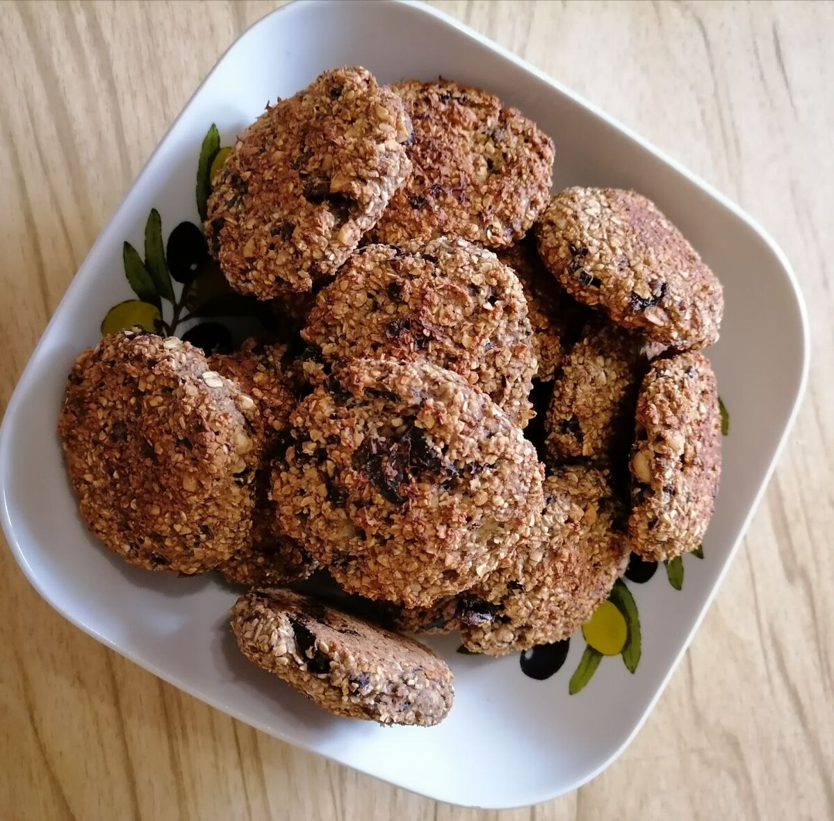 Конфеты из овсянки и банана