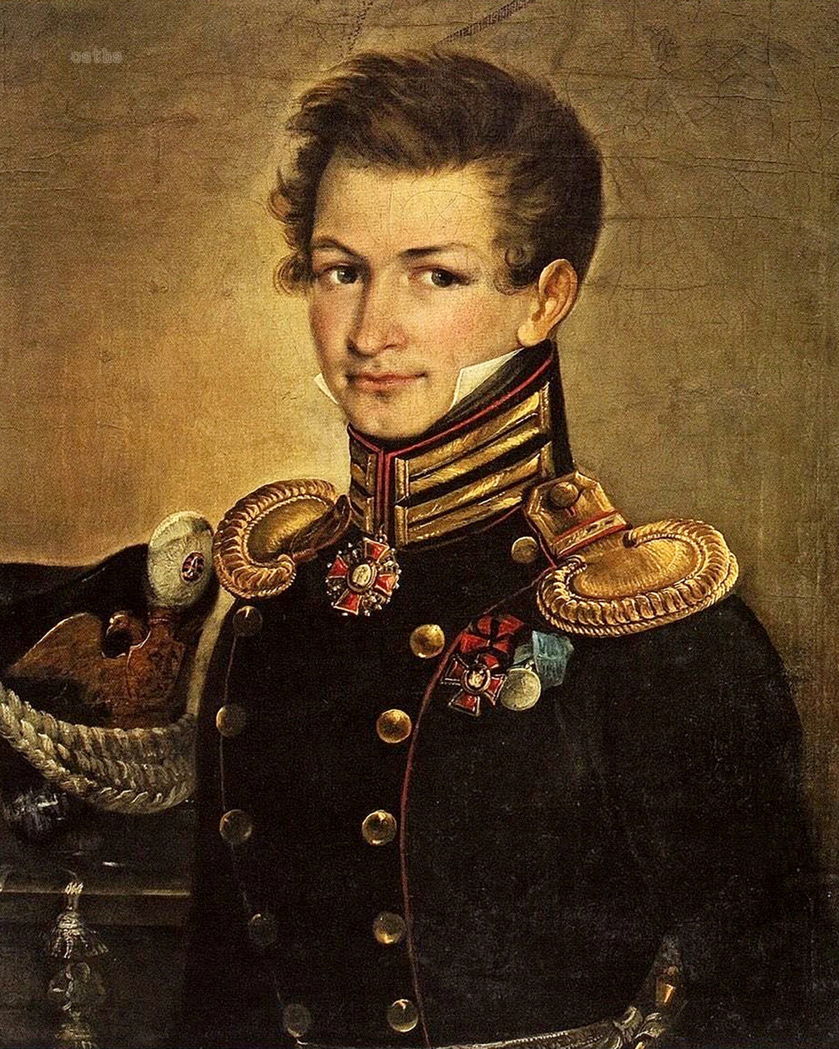 Казин Дмитрий Нилович. Портрет офицера 1812. Портреты офицеров войны 1812 года. Портрет Поручиков 1812