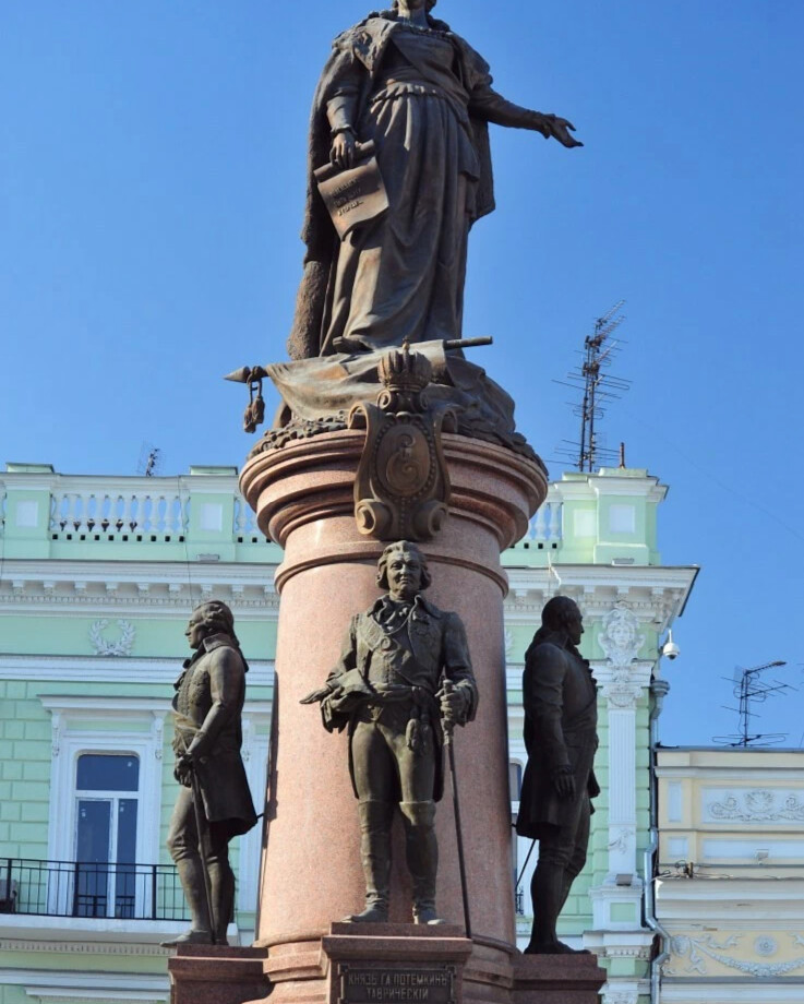 Памятник екатерине 2 в одессе фото