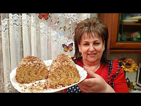 На кухне у любани торт без выпечки