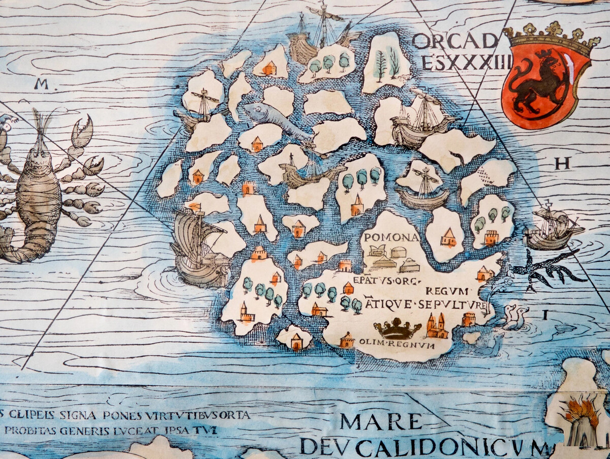 Карта олафа магнуса 1539 в высоком качестве